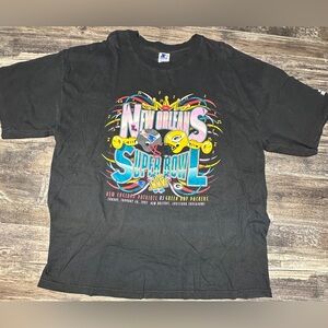 Vintage 1997 Super Bowl XXXI Tee - Starter - XL - Patriots Packers - NFL -